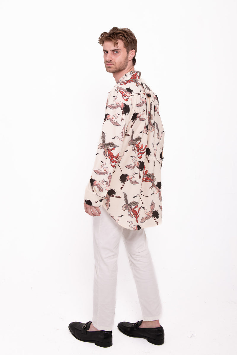 Wild Bird Boyfriend Shirt