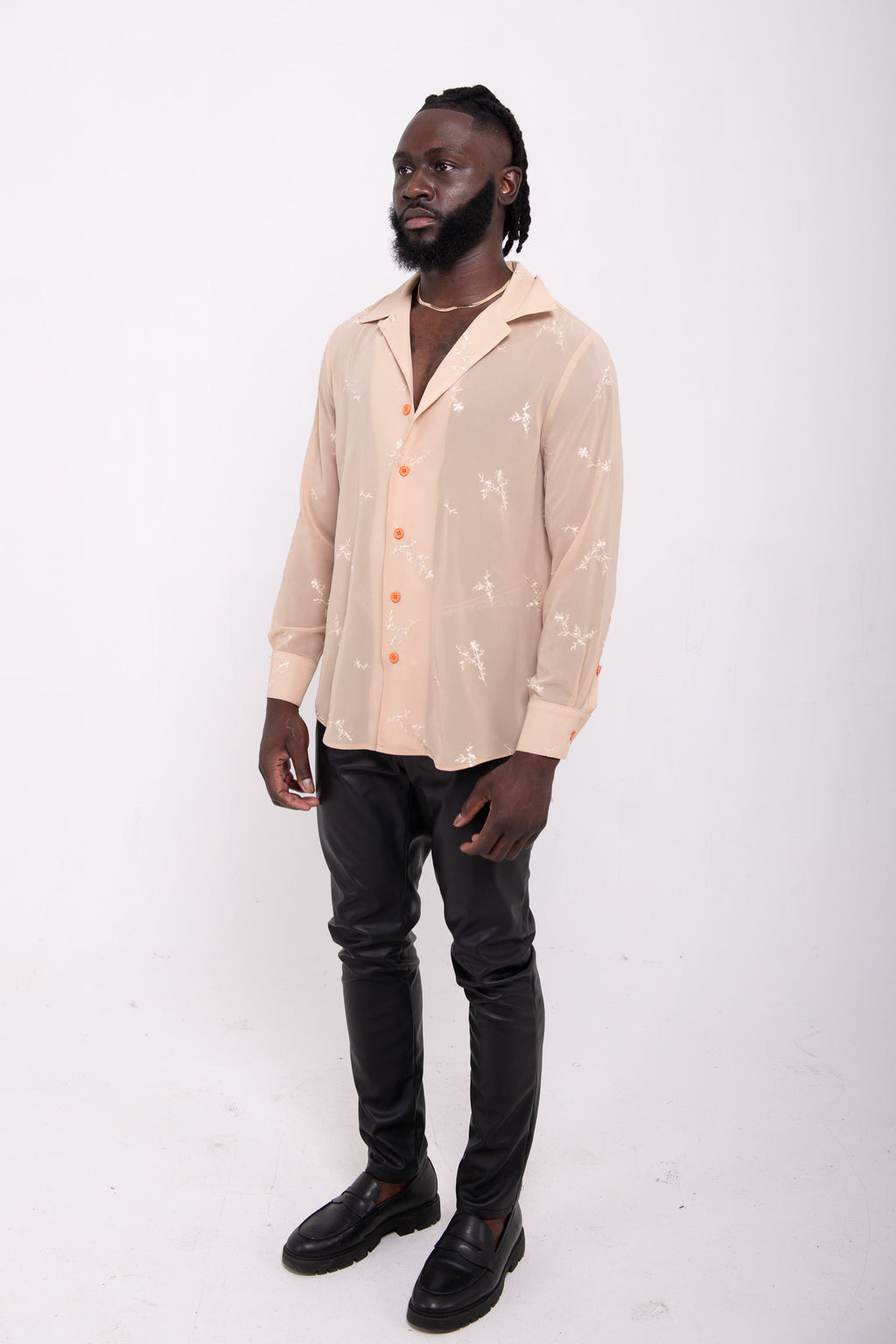 Peach Boyfriend Shirt