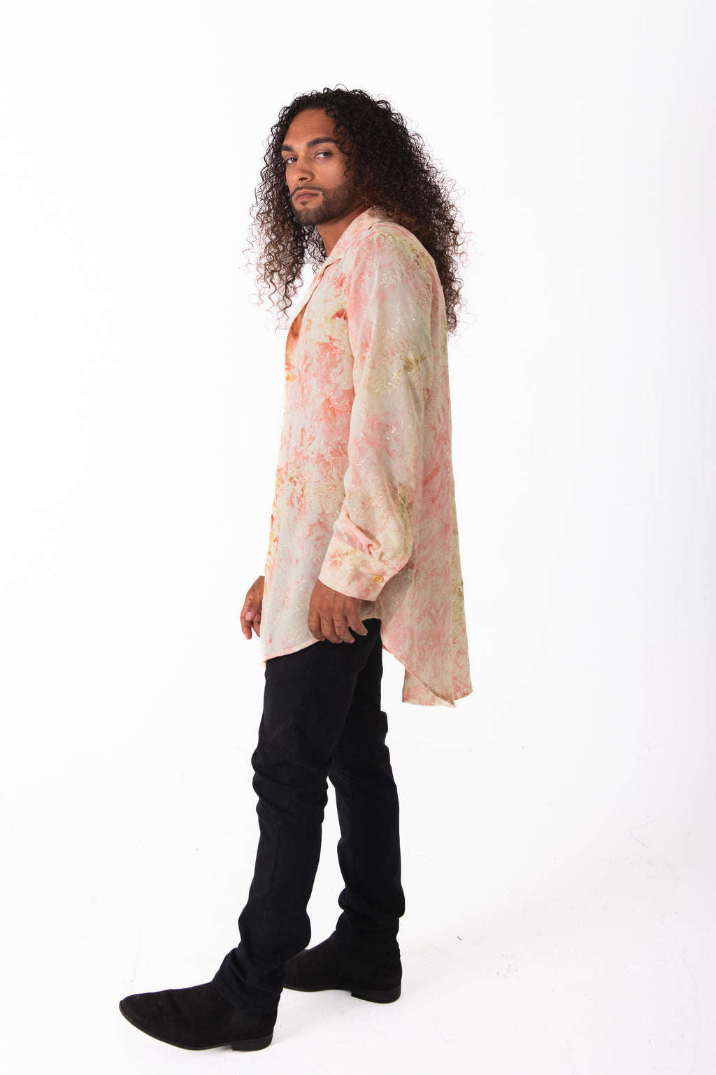 Salmon Boyfriend Shirt