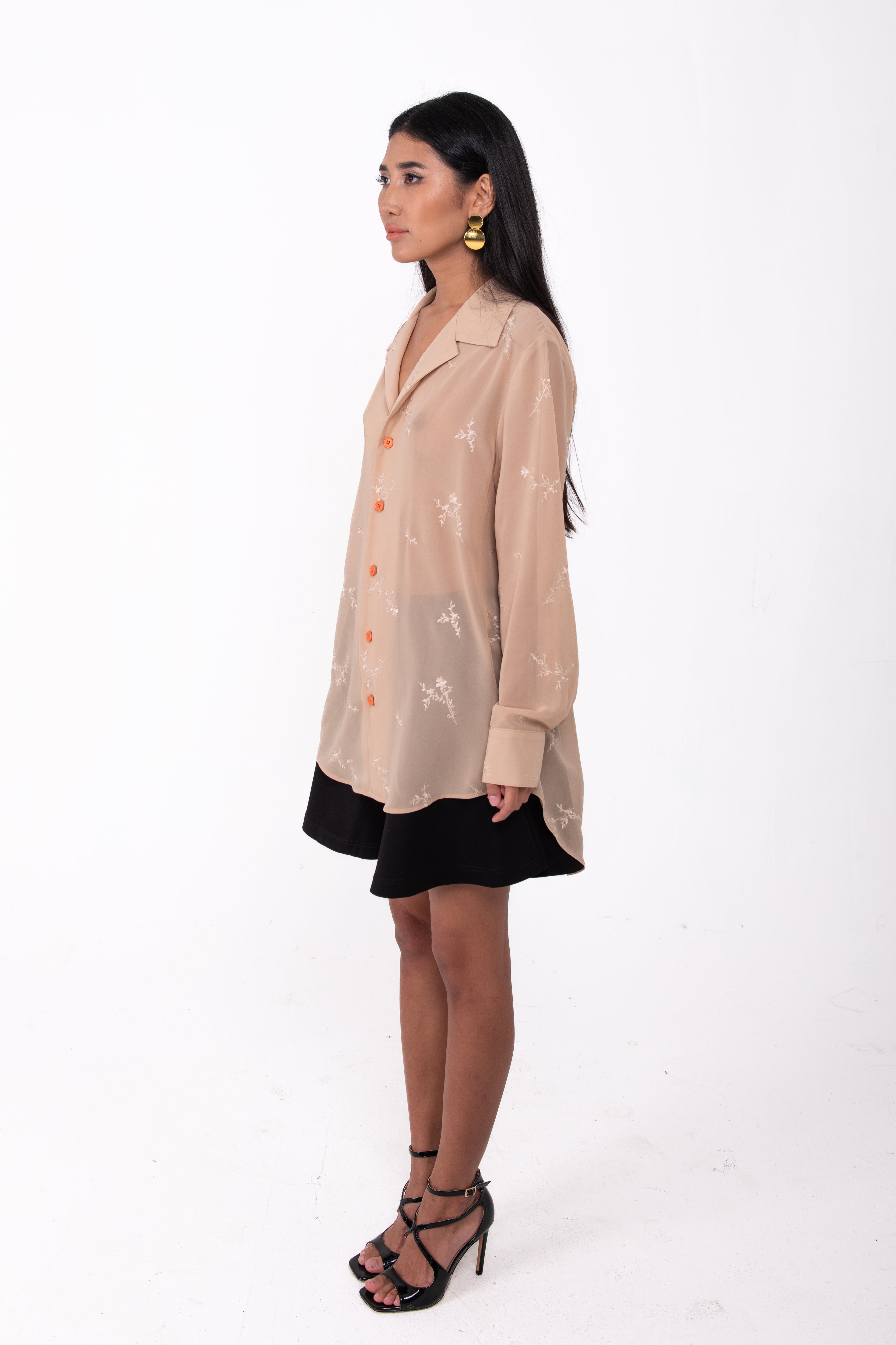 Peach Boyfriend Shirt