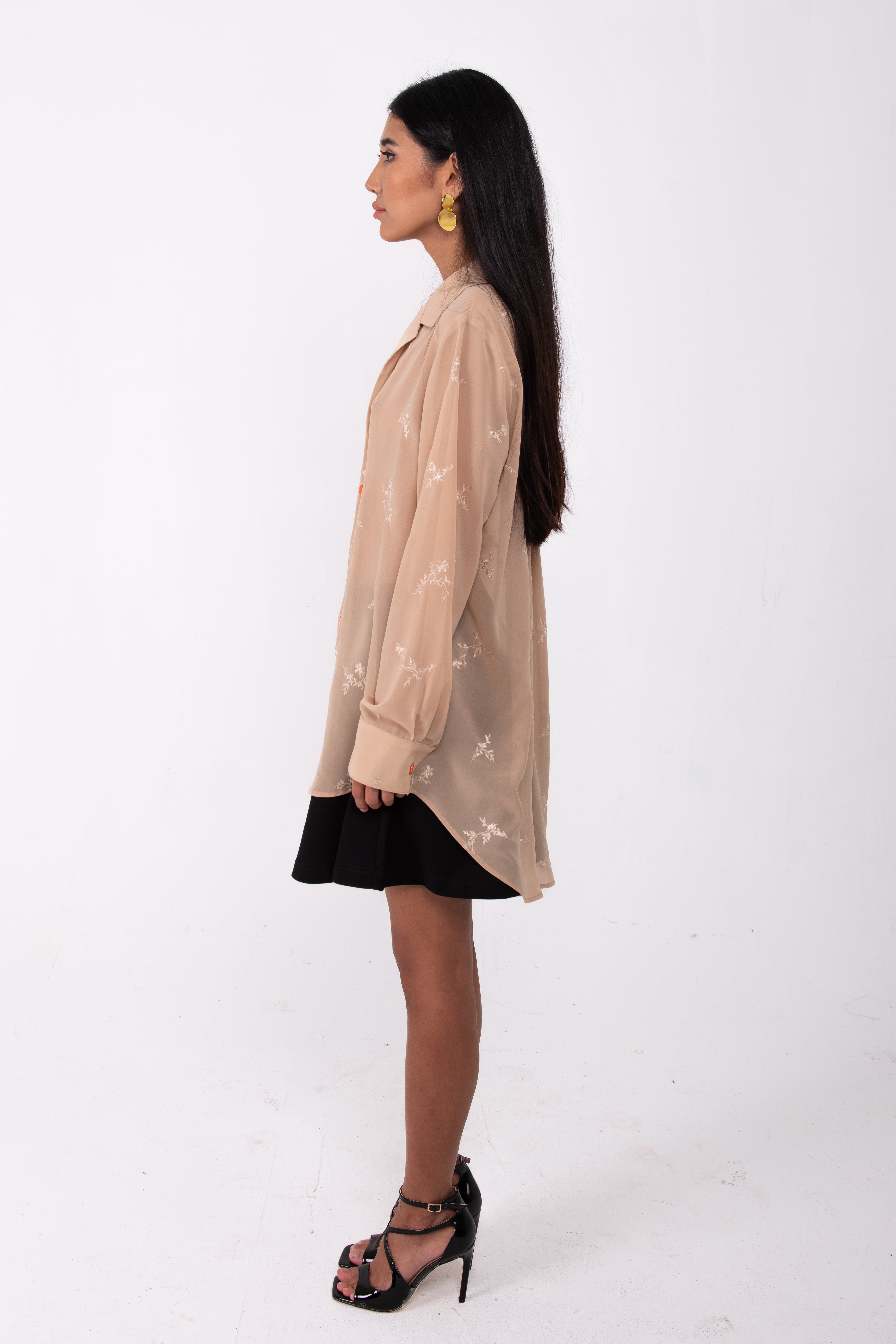 Peach Boyfriend Shirt