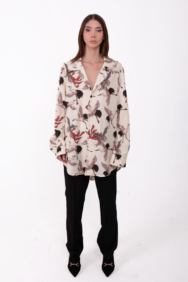 Wild Bird Boyfriend Shirt