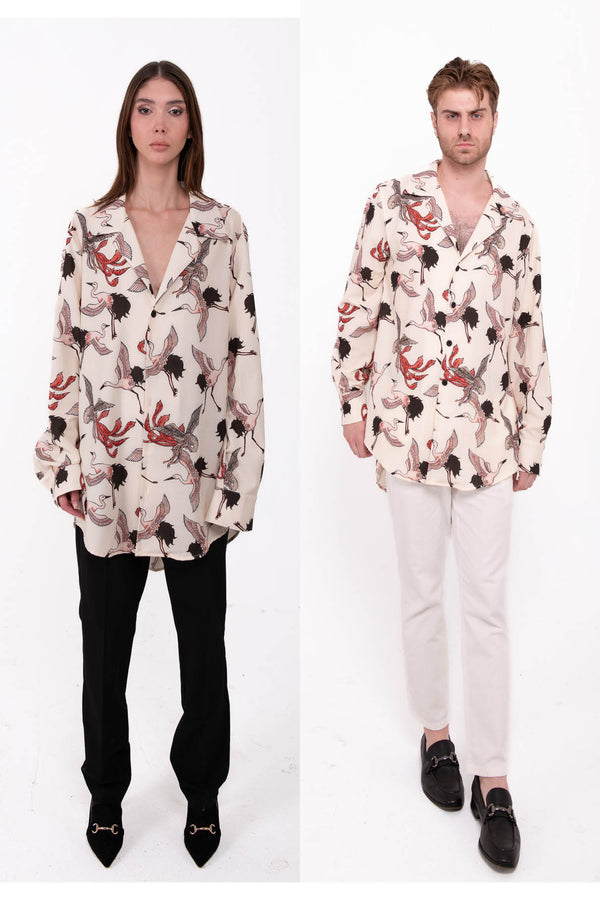 Wild Bird Boyfriend Shirt